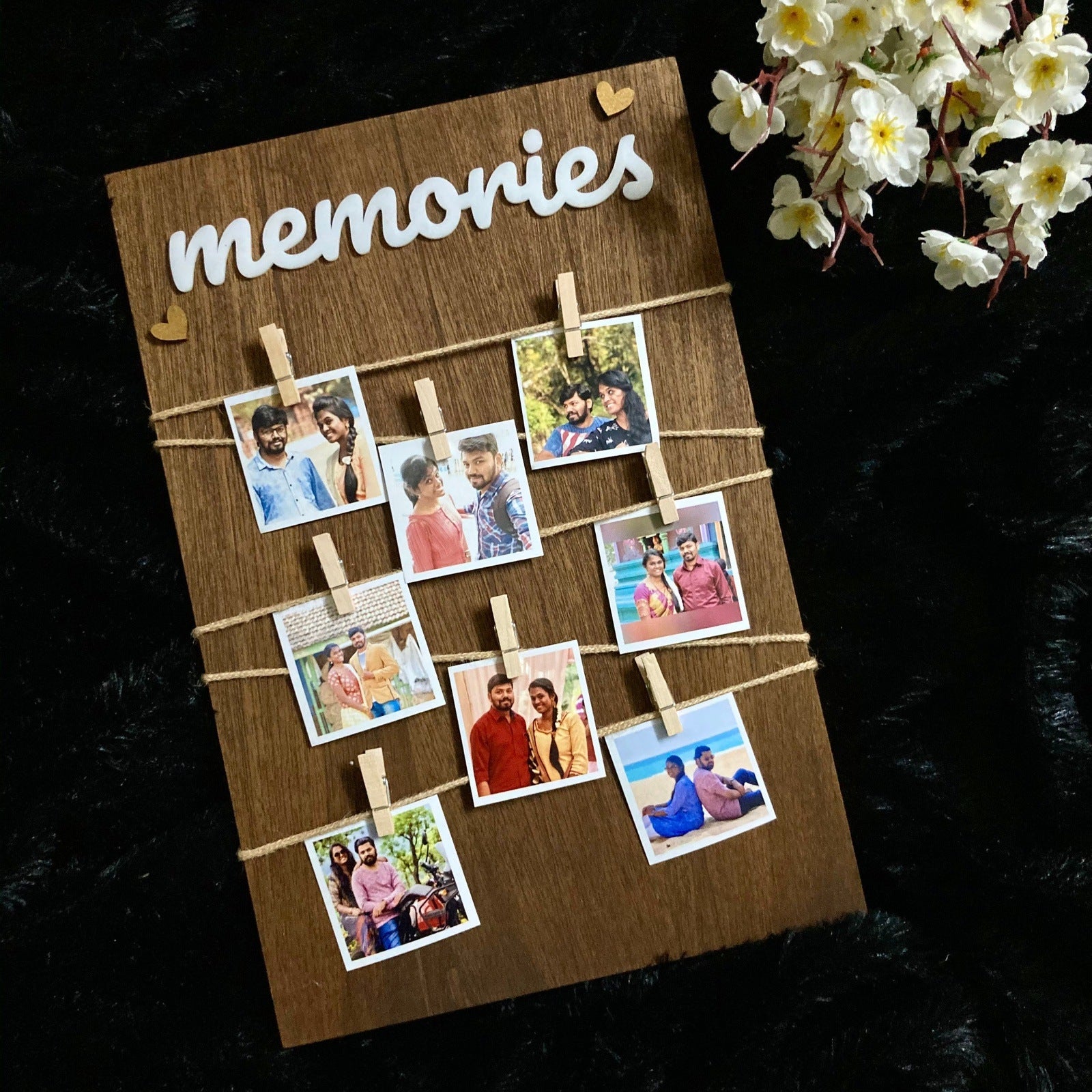 Wooden Memories Board