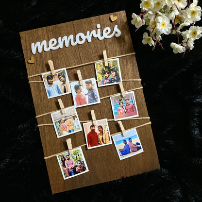 Wooden Memories Board