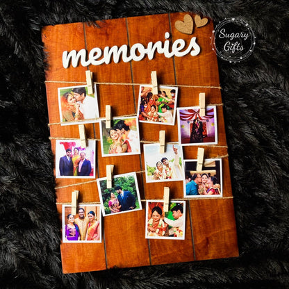 Wooden Memories Board